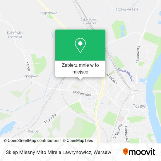 Mapa Sklep Miesny Mito Mirela Lawrynowicz