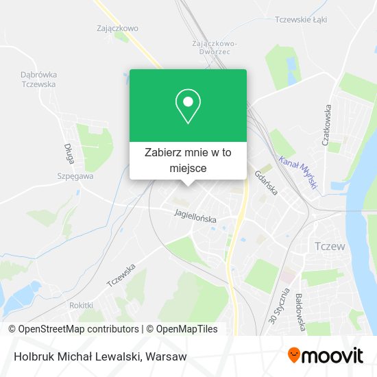 Mapa Holbruk Michał Lewalski