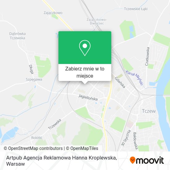 Mapa Artpub Agencja Reklamowa Hanna Kroplewska