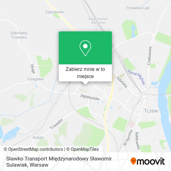 Mapa Sławko Transport Międzynarodowy Sławomir Sulawiak