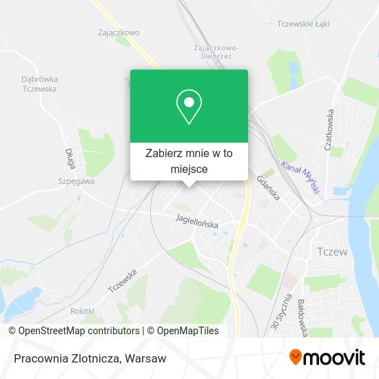 Mapa Pracownia Zlotnicza