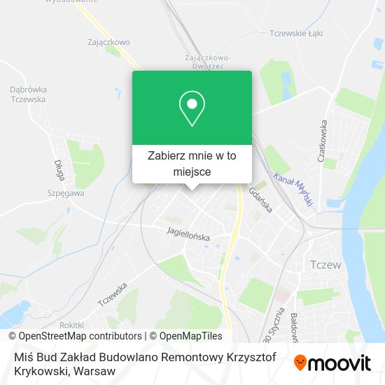 Mapa Miś Bud Zakład Budowlano Remontowy Krzysztof Krykowski