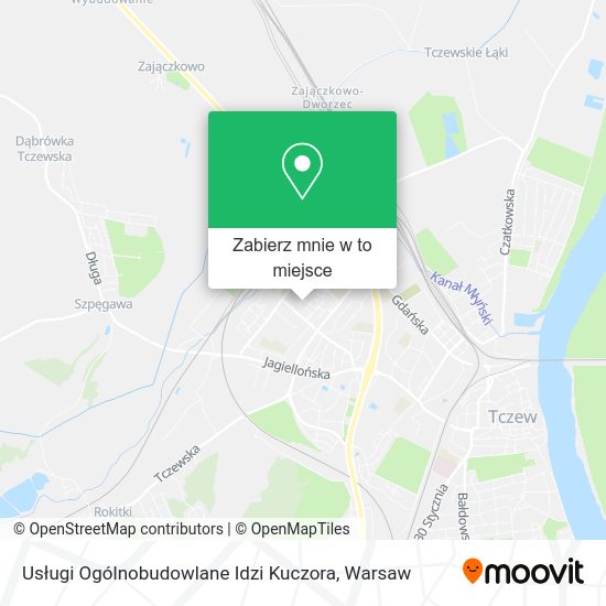 Mapa Usługi Ogólnobudowlane Idzi Kuczora