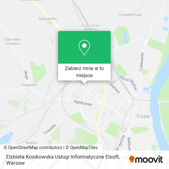 Mapa Elzbieta Kosikowska Uslugi Informatyczne Elsoft