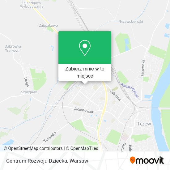 Mapa Centrum Rozwoju Dziecka