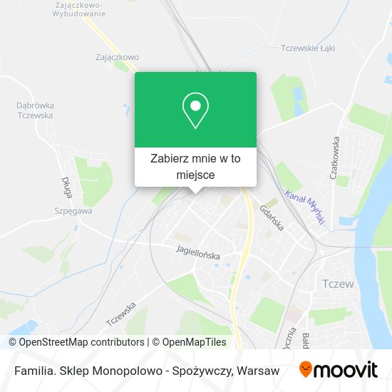 Mapa Familia. Sklep Monopolowo - Spożywczy