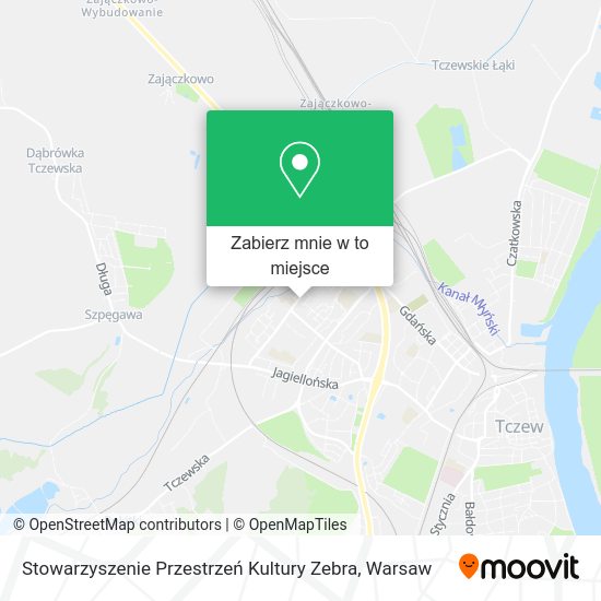 Mapa Stowarzyszenie Przestrzeń Kultury Zebra