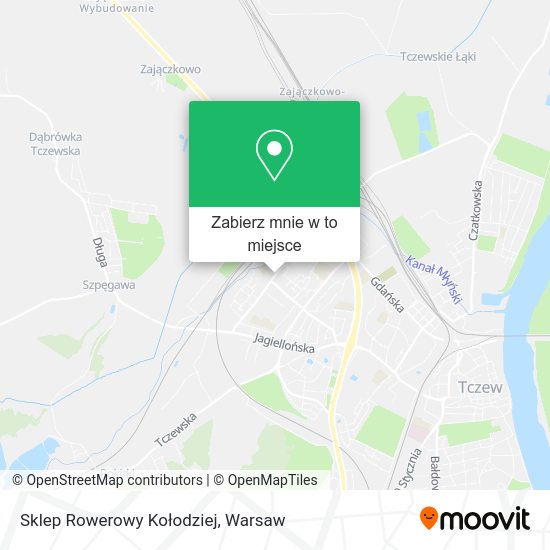 Mapa Sklep Rowerowy Kołodziej