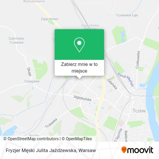 Mapa Fryzjer Męski Julita Jażdżewska