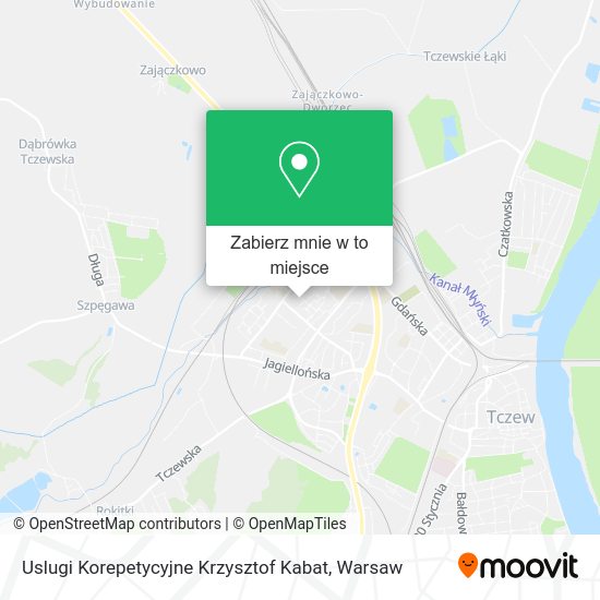 Mapa Uslugi Korepetycyjne Krzysztof Kabat