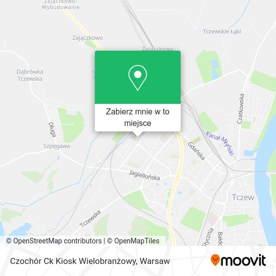 Mapa Czochór Ck Kiosk Wielobranżowy