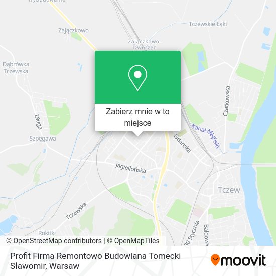 Mapa Profit Firma Remontowo Budowlana Tomecki Sławomir