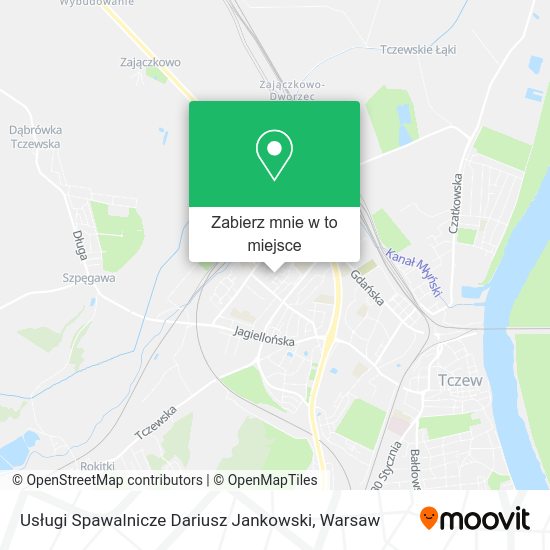 Mapa Usługi Spawalnicze Dariusz Jankowski