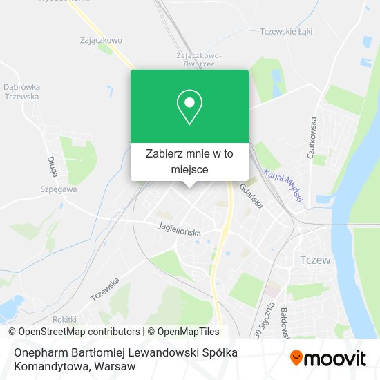 Mapa Onepharm Bartłomiej Lewandowski Spółka Komandytowa