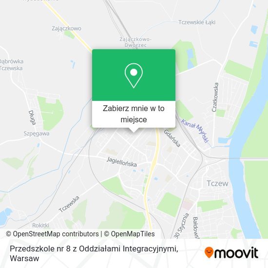 Mapa Przedszkole nr 8 z Oddziałami Integracyjnymi