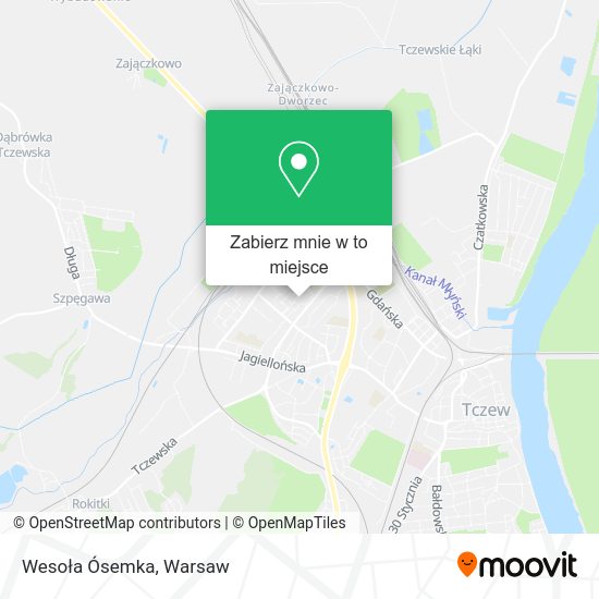 Mapa Wesoła Ósemka