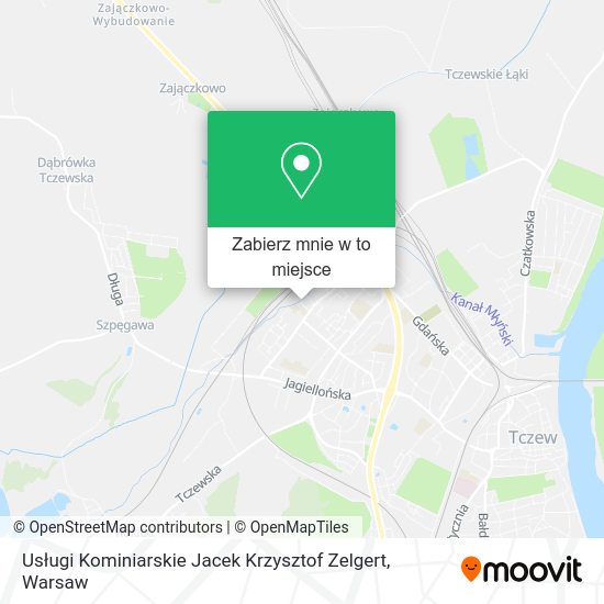 Mapa Usługi Kominiarskie Jacek Krzysztof Zelgert