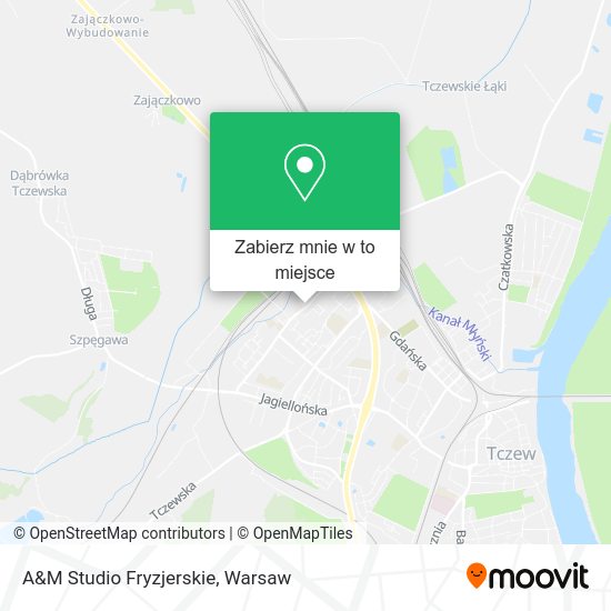 Mapa A&M Studio Fryzjerskie