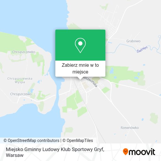 Mapa Miejsko Gminny Ludowy Klub Sportowy Gryf