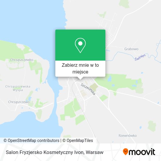 Mapa Salon Fryzjersko Kosmetyczny Ivon