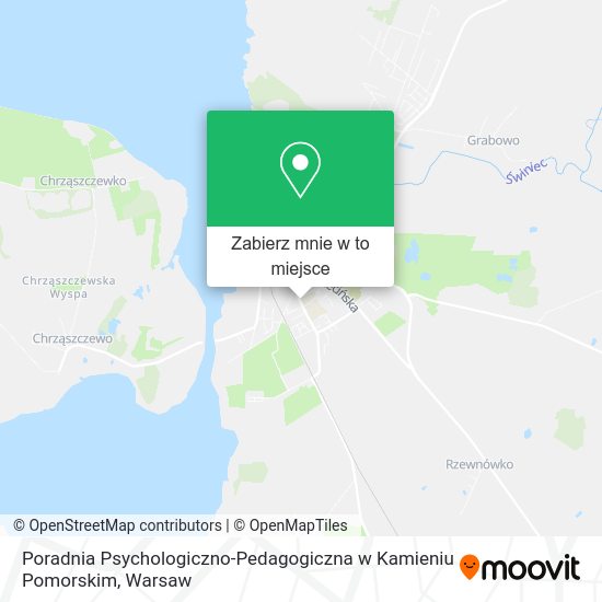 Mapa Poradnia Psychologiczno-Pedagogiczna w Kamieniu Pomorskim