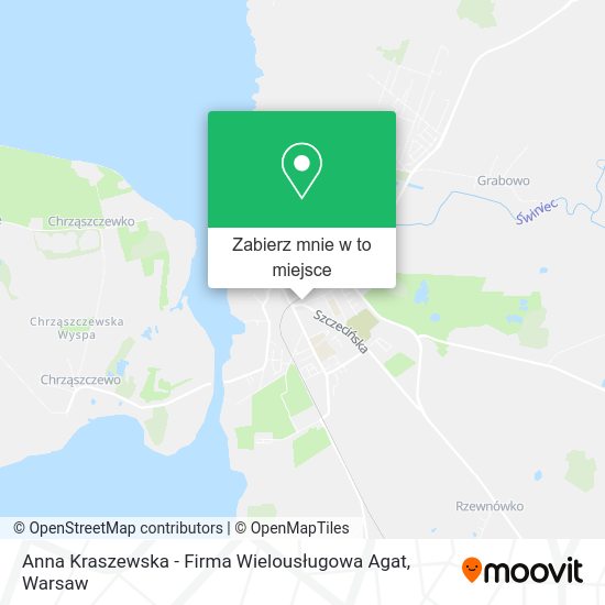 Mapa Anna Kraszewska - Firma Wielousługowa Agat