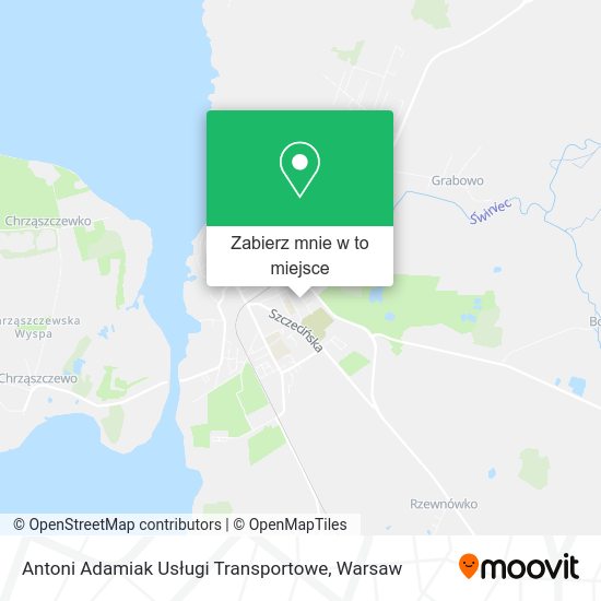 Mapa Antoni Adamiak Usługi Transportowe