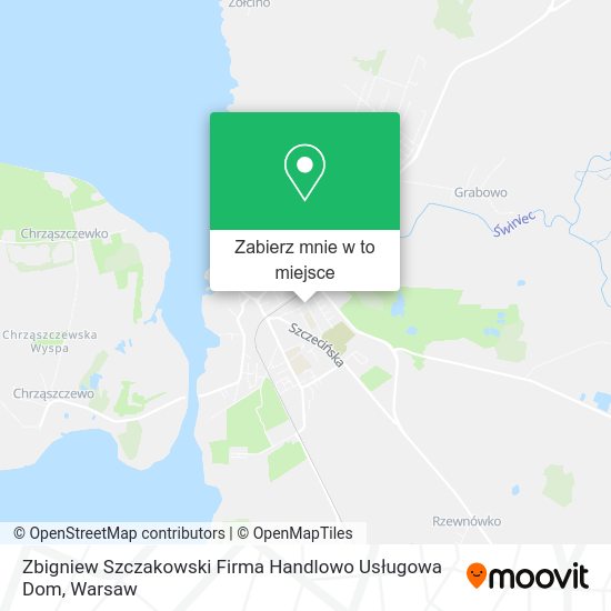 Mapa Zbigniew Szczakowski Firma Handlowo Usługowa Dom