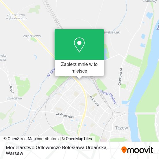 Mapa Modelarstwo Odlewnicze Bolesława Urbańska