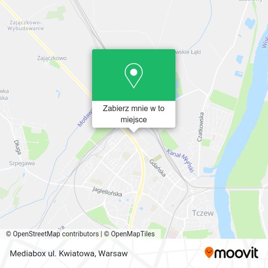 Mapa Mediabox ul. Kwiatowa