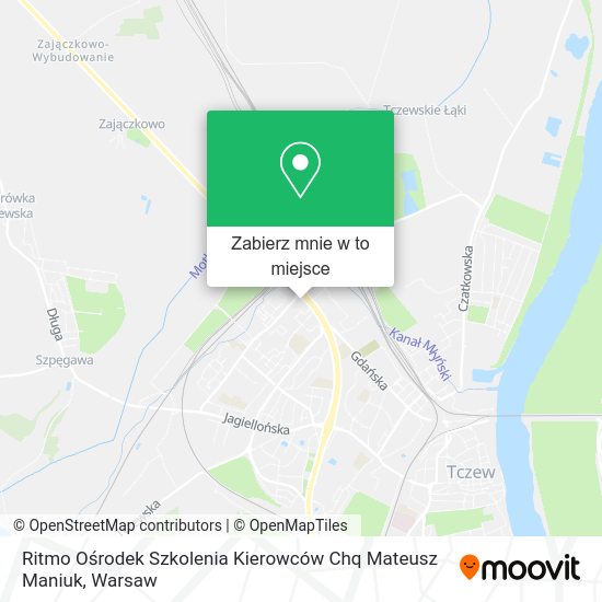 Mapa Ritmo Ośrodek Szkolenia Kierowców Chq Mateusz Maniuk