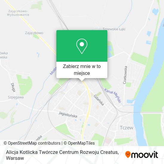 Mapa Alicja Kotlicka Twórcze Centrum Rozwoju Creatus