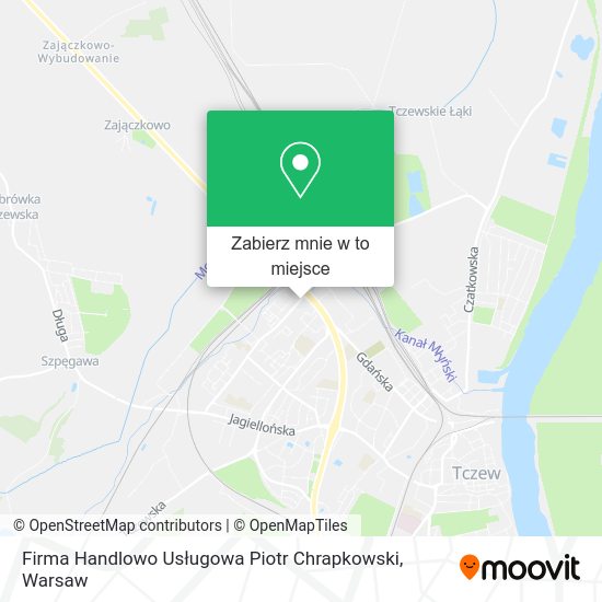 Mapa Firma Handlowo Usługowa Piotr Chrapkowski