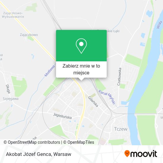 Mapa Akobat Józef Genca