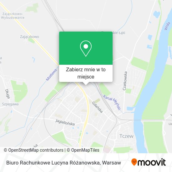 Mapa Biuro Rachunkowe Lucyna Różanowska