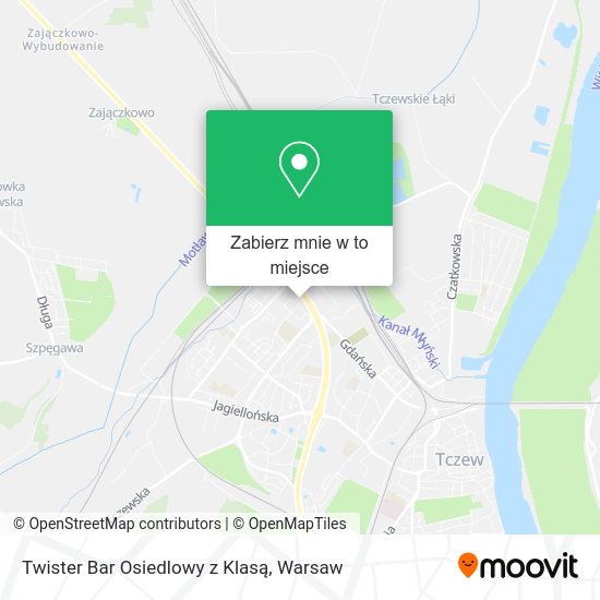 Mapa Twister Bar Osiedlowy z Klasą