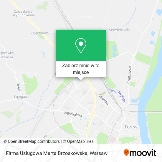 Mapa Firma Usługowa Marta Brzoskowska