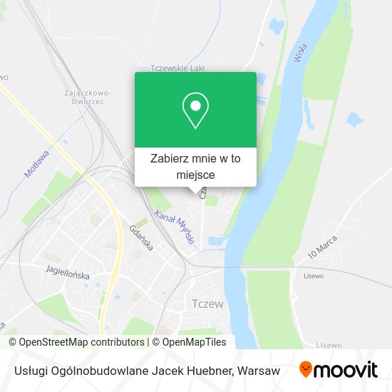 Mapa Usługi Ogólnobudowlane Jacek Huebner