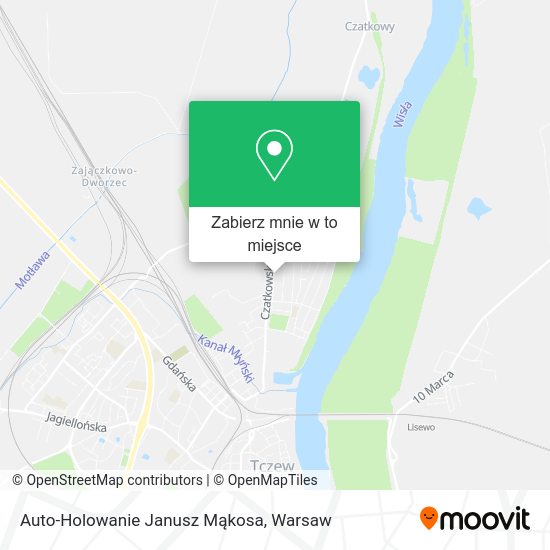 Mapa Auto-Holowanie Janusz Mąkosa