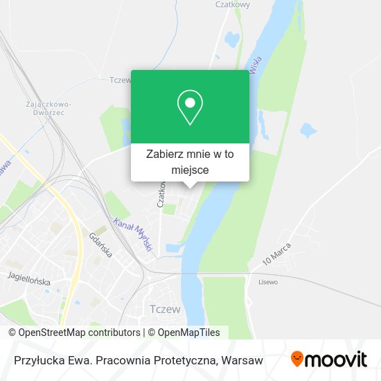 Mapa Przyłucka Ewa. Pracownia Protetyczna