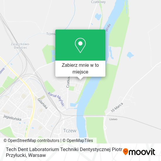 Mapa Tech Dent Laboratorium Techniki Dentystycznej Piotr Przyłucki