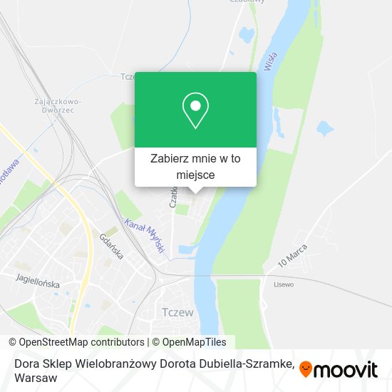 Mapa Dora Sklep Wielobranżowy Dorota Dubiella-Szramke