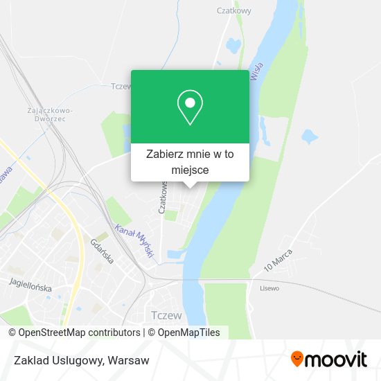 Mapa Zaklad Uslugowy