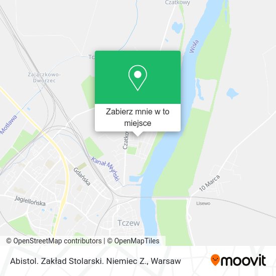 Mapa Abistol. Zakład Stolarski. Niemiec Z.