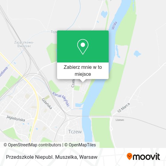 Mapa Przedszkole Niepubl. Muszelka