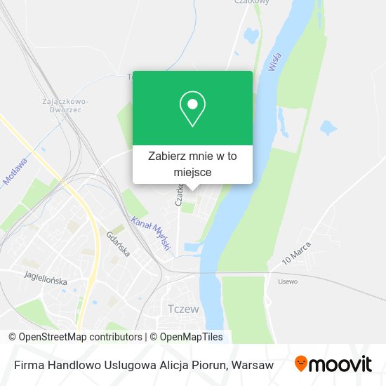 Mapa Firma Handlowo Uslugowa Alicja Piorun