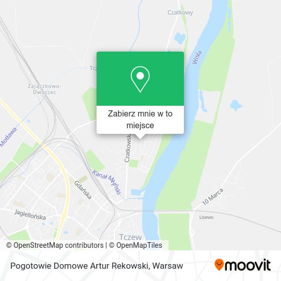 Mapa Pogotowie Domowe Artur Rekowski