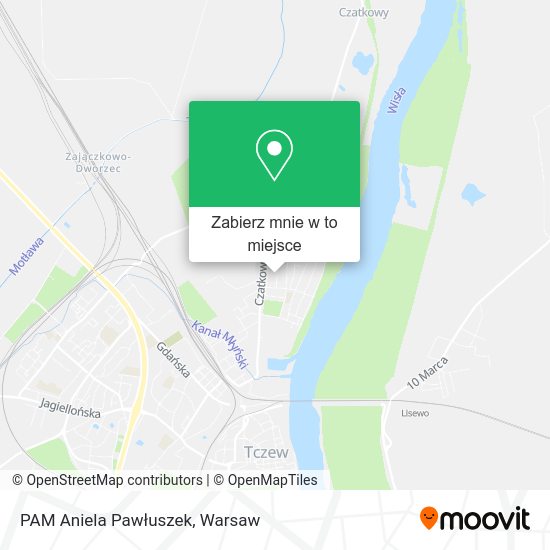 Mapa PAM Aniela Pawłuszek