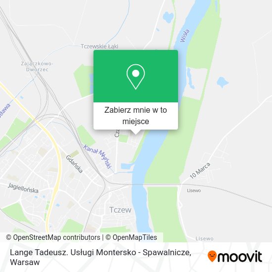 Mapa Lange Tadeusz. Usługi Montersko - Spawalnicze