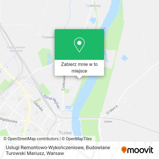 Mapa Usługi Remontowo-Wykończeniowe, Budowlane Turowski Mariusz